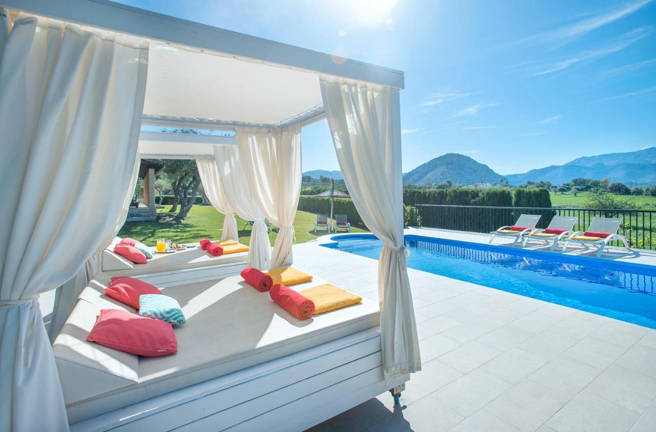 Owl Booking Villa Siquier - Luxury Retreat With Mountain Views Польенса Экстерьер фото
