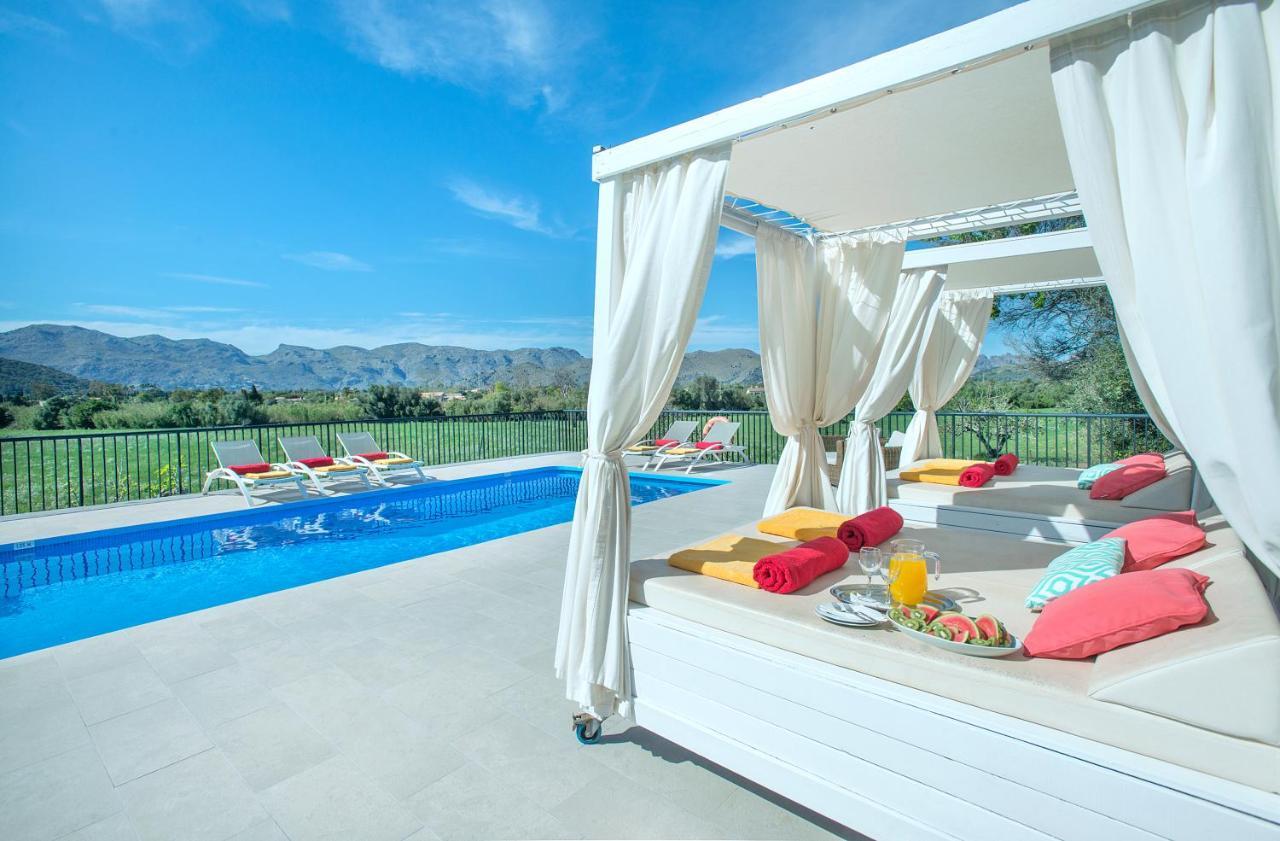 Owl Booking Villa Siquier - Luxury Retreat With Mountain Views Польенса Экстерьер фото
