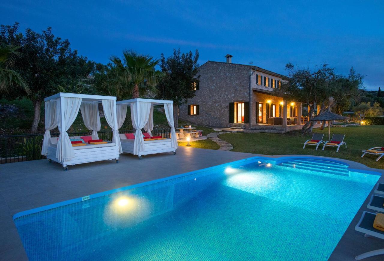 Owl Booking Villa Siquier - Luxury Retreat With Mountain Views Польенса Экстерьер фото